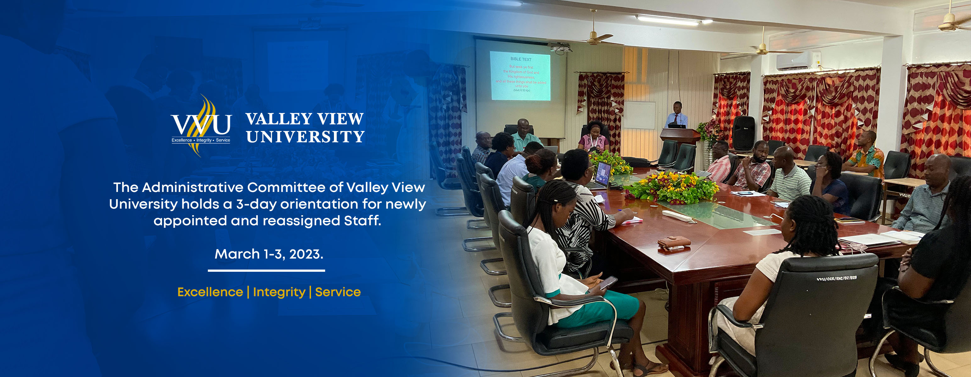 3-Day Orientation for Reassigned and Newly Appointed Staff