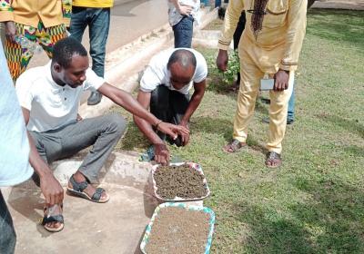 VVUTC Department of Agriculture And Agribusiness Students Formulate Fish Feed Using Local Resources Such as Soybeans Maize Dry Fish and Cassava