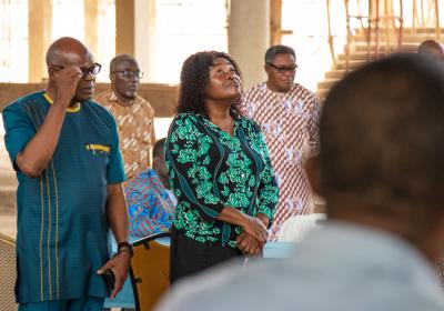Inspection at Uncompleted Chapel Building — photo 4