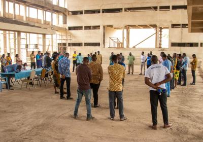 Inspection at Uncompleted Chapel Building — photo 6