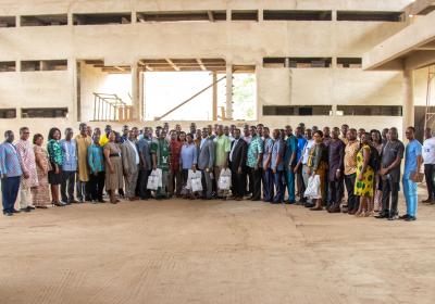 Inspection at Uncompleted Chapel Building — photo 2
