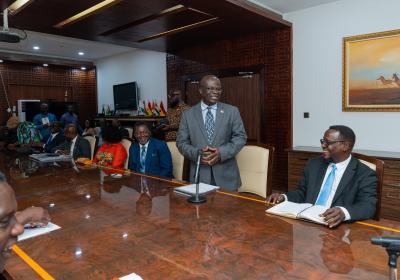 VVU Officers Pay Courtesy Visit to the Jubilee House — photo 19