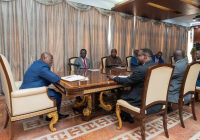 VVU Officers Pay Courtesy Visit to the Jubilee House — photo 14