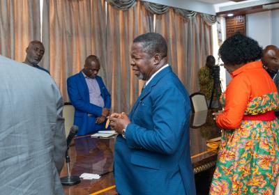 VVU Officers Pay Courtesy Visit to the Jubilee House — photo 9