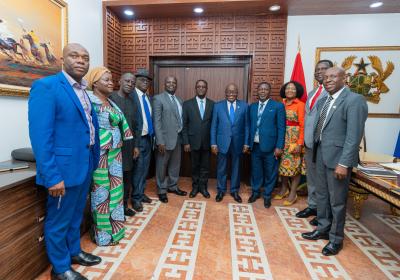VVU Officers Pay Courtesy Visit to the Jubilee House — photo 7