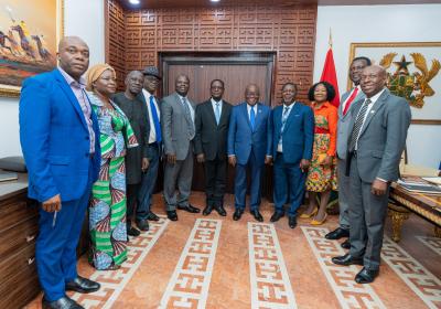 VVU Officers Pay Courtesy Visit to the Jubilee House — photo 6