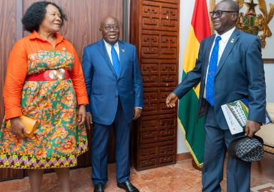 VVU Officers Pay Courtesy Visit to the Jubilee House — photo 4
