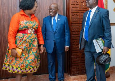 VVU Officers Pay Courtesy Visit to the Jubilee House — photo 3